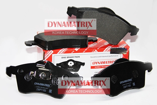 К-кт колодок для диск.тормозов DYNAMATRIX-KOREA DBP1163
