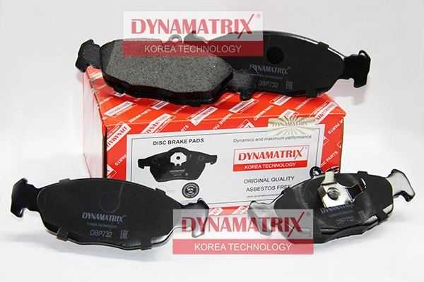 Комплект тормозных колодок DYNAMATRIX-KOREA DBP732