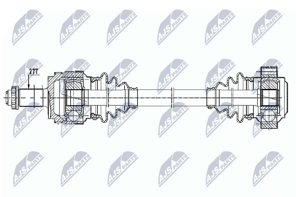 Полуось NTY NPW-BM-149