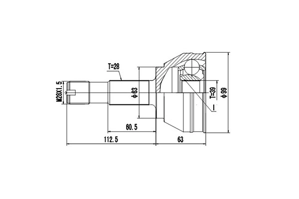 К-кт шруса peugeot boxer 94-02 citroen jumper 94-02 fiat ducato 94-02