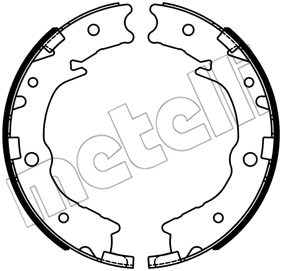 К-т бараб. тормоз. колодок METELLI 53-0728
