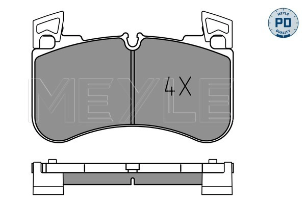 Комплект тормозных колодок дисковый тормоз meyle-pd advanced performance and design.