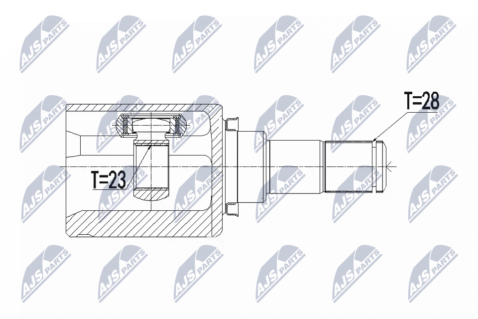 Шрус внутр. к-кт mazda cx-3 2.0 15- /leftmtm/atm/ NTY NPW-MZ-055