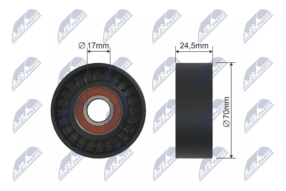 Ролик citroen c4 c4 grand picasso i c4 i c4 picasso i c5 ii c5 iii c8 jumpy fiat scudo ulys NTY RNK-CT-014
