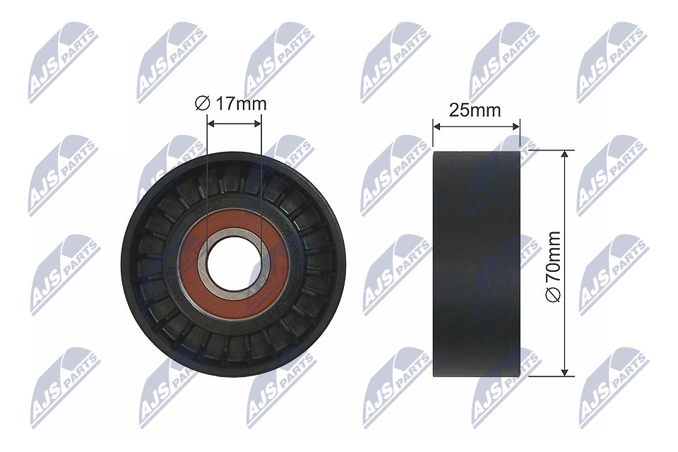 Ролик citroen berlingo xantia xsara zx peugeot 306 406 partnerspace 1.8 06.95-10.04 NTY RNK-PE-003