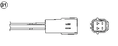 Лямбда-зонд oza325-ee1 NTK 96165