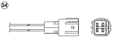 Лямбда-зонд oza670-ee18 NTK 8790