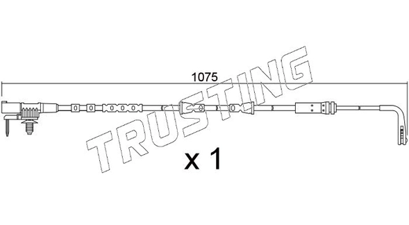 Датчик износа тормозных колодок TRUSTING SU.390