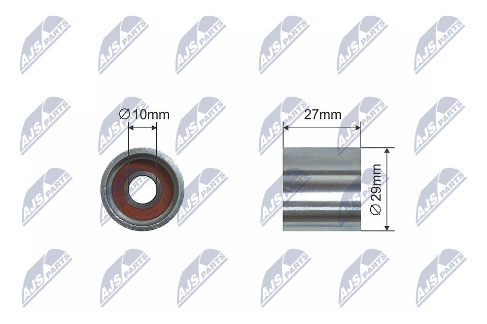 Ролик vw passat b5.5 1.8/2.0 01.95-05.10 audi a4 b5 a4 b6 a4 b7 a6 c5 seat exeo exeo st skoda NTY RNK-VW-033