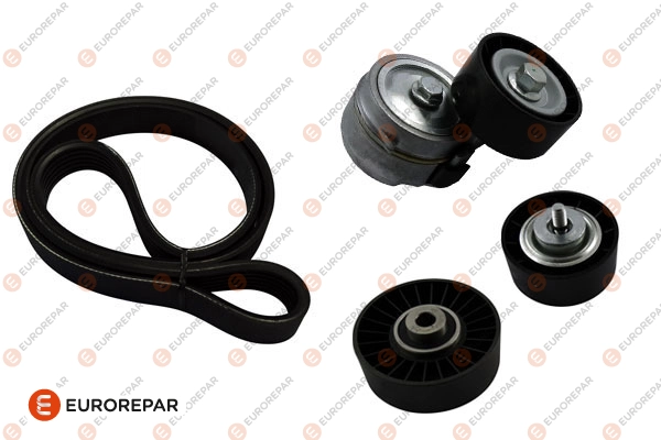 Комплект поликлинового ремня opel movano 2.8 dti (jd) 98 6pk860 + 1ролик EUROREPAR 1648206580