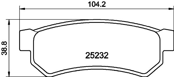 Тормозные колодки дисковые HELLA/BEHR/PAGID 8DB355029-111