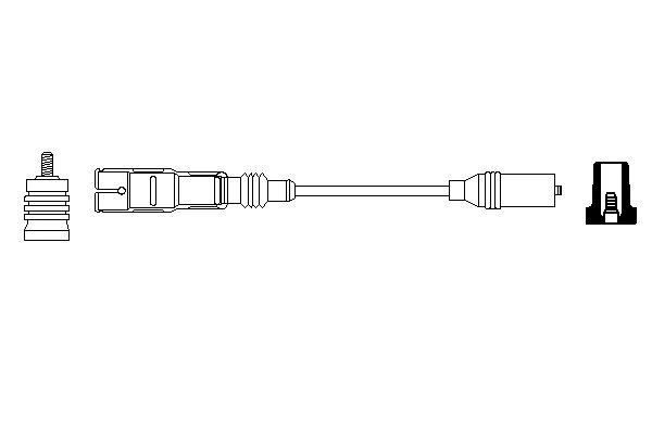 Провод зажигания BOSCH 0 356 912 885