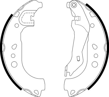 Колодки тормозные барабанные комплект HELLA/BEHR/PAGID 8DB355022-131