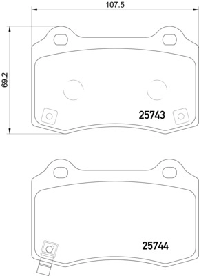 Колодки тормозные дисковые комплект HELLA/BEHR/PAGID 8DB355037-621