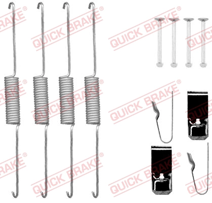 Комплектующие тормозной колодки QUICK BRAKE 105-0725
