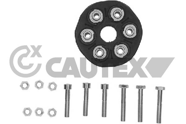 Муфта кардана с болтами scenic / kangoo 4x4 CAUTEX 021497