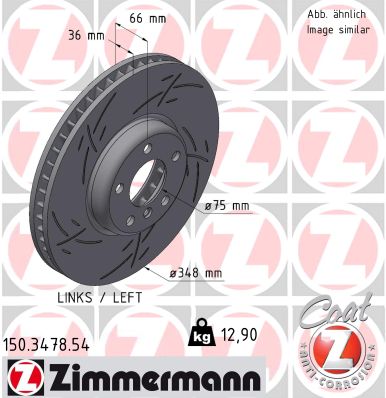 Тормозной диск black z