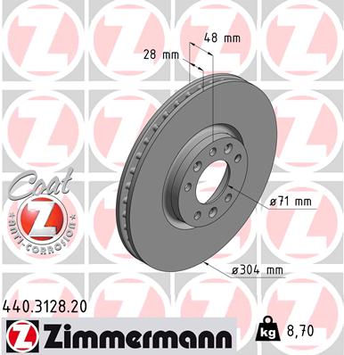 Тормозной диск coat z