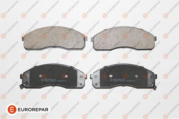Колодки тормозные дисковые kia carnival i (up) 2.5 v6 98 EUROREPAR 1617266880