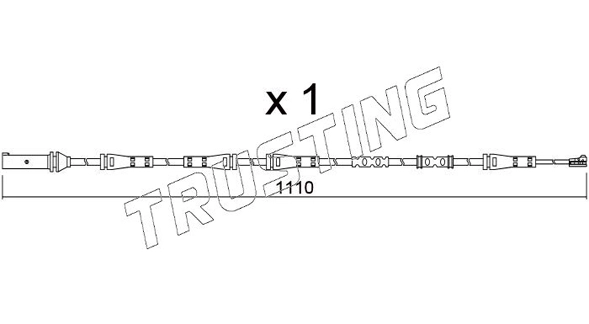 Сигнализатор износ тормозных колодок