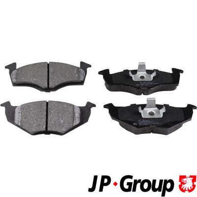 Комплект тормозных колодок дисковый тормоз jp group