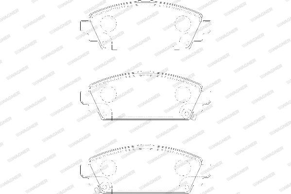 Тормозные колодки WAGNER WBP23096A