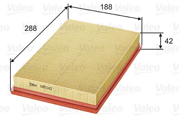 Воздушный фильтр VALEO 585042