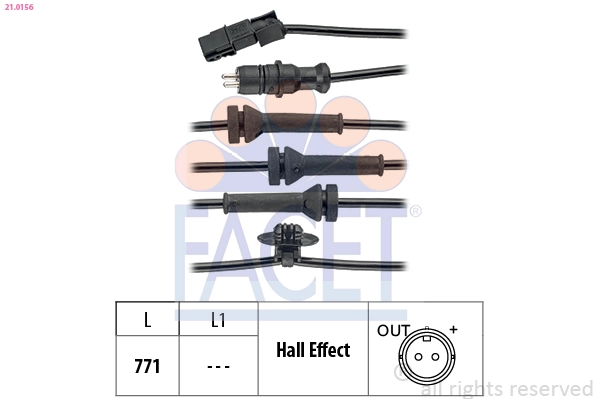 Датчик абс FACET 21.0156
