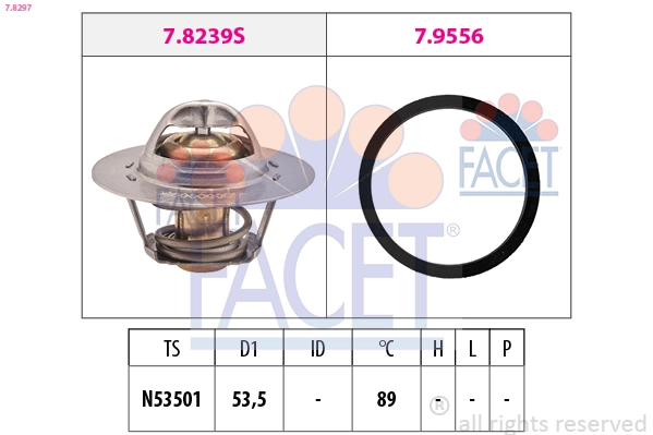 Термостат FACET 7.8297