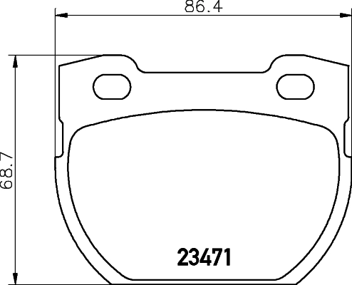 Колодки тормозные дисковые HELLA/BEHR/PAGID 8DB355019-231
