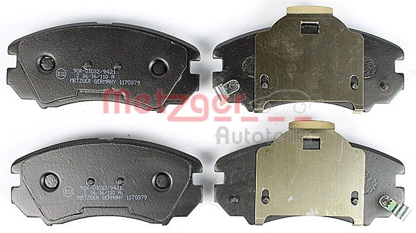 Колодки тормозные дисковые METZGER 1170379