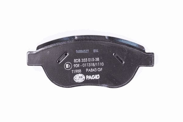 Колодки тормозные дисковые HELLA/BEHR/PAGID 8DB355015381