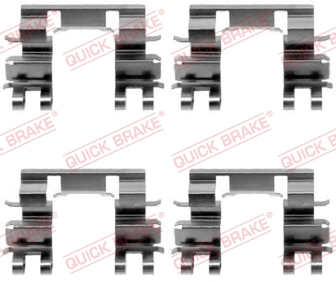 Комплектующие колодок дискового тормоза QUICK BRAKE 109-1087