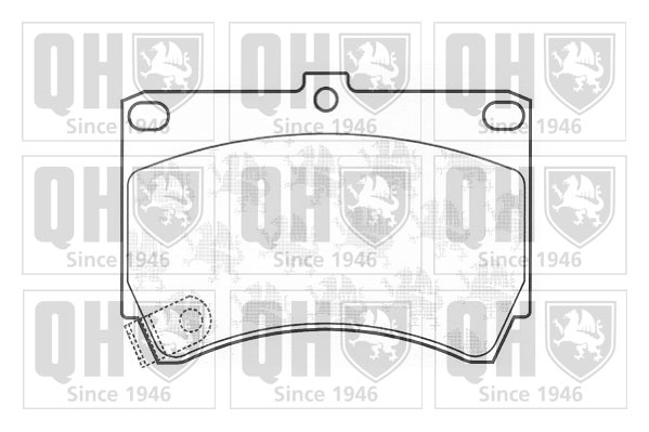 Колодки тормозные QUINTON HAZELL BP567