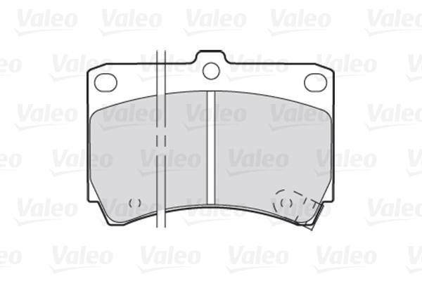 Колодки торм пер VALEO 301274
