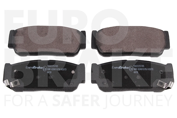 Тормозные колодки дисковые задние EUROBRAKE 5502225705