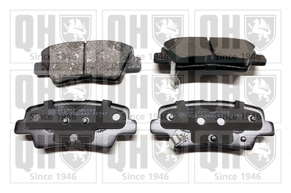 Колодки тормозные дисковые QUINTON HAZELL BP1777