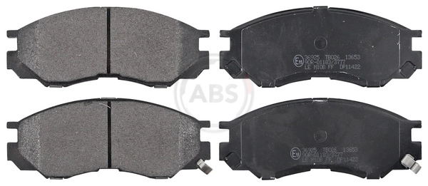 Колодки торм пер mitsubishi l300 A.B.S. 36925