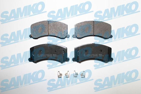 Колодки тормозные дисковые SAMKO 5SP665