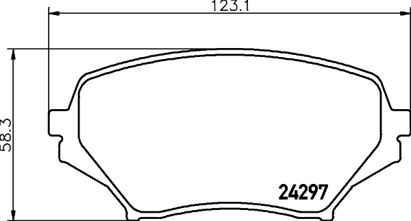 Колодки тормозные дисковые HELLA/BEHR/PAGID 8DB355006771