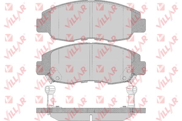Колодки тормозные дисковые VILLAR 626.0641