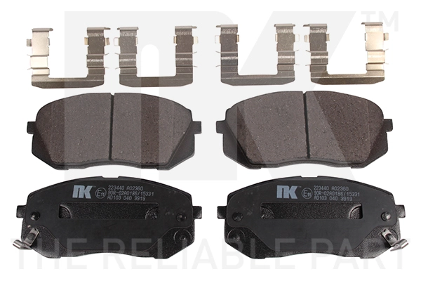 Колодки тормозные дисковые NK 223440