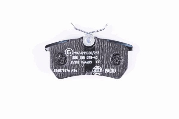 Колодки тормозные дисковые HELLA/BEHR/PAGID 8DB355018-411