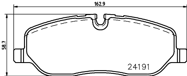 Колодки тормозные дисковые HELLA/BEHR/PAGID 8DB355011971