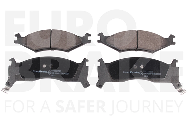 Тормозные колодки дисковые передние EUROBRAKE 5502223523