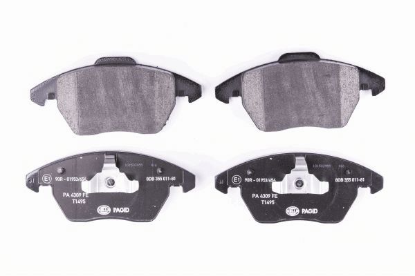 Колодки тормозные дисковые HELLA/BEHR/PAGID 8DB355011-811
