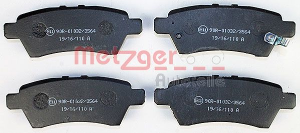 Колодки тормозные дисковые METZGER 1170825