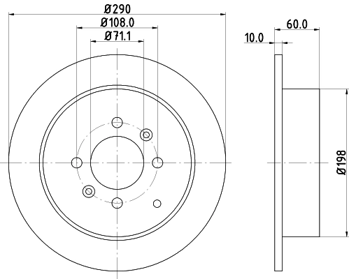 Диск тормозной HELLA/BEHR/PAGID 8DD355105231