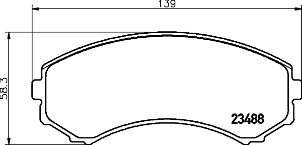 Колодки тормозные HELLA/BEHR/PAGID 8DB355009-461