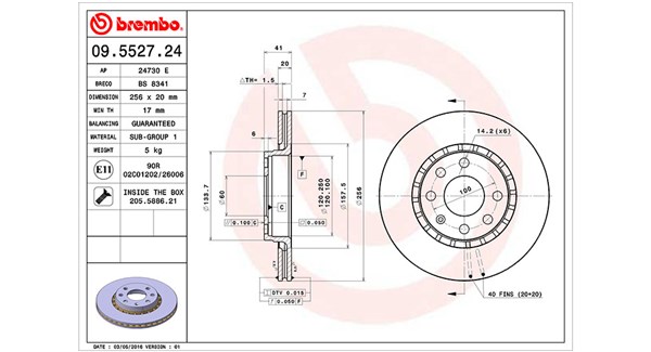 Диск тормозной MAGNETI MARELLI 360406008100